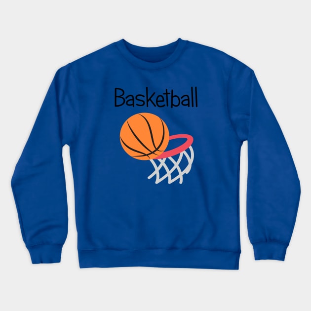 Basketball Crewneck Sweatshirt by EclecticWarrior101